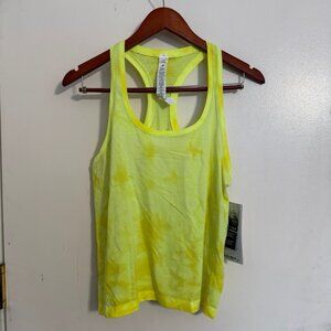 NWT Lululemon Swiftly Tech Racerback Tank 2.0 TyeDie Yellow - 10